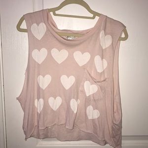 Wildfox Hearts Tank Top